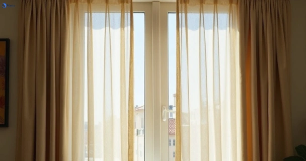 Dull dusty drapes in bidwill-nsw before professional cleaning